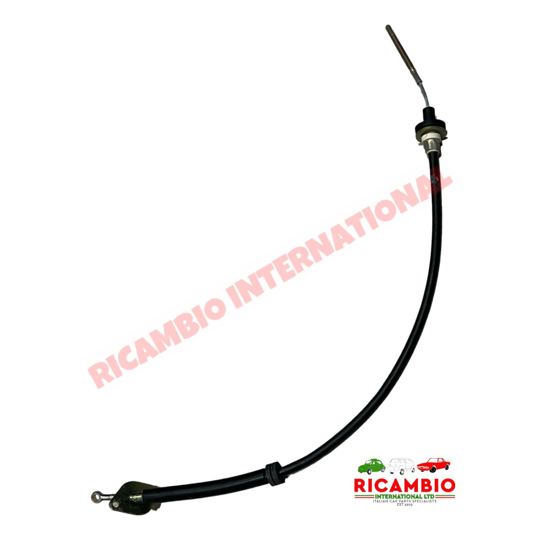 Clutch Cable RHD - Fiat 128 Saloon - Cables - Clips and Springs