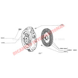 Clutch Disc Friction Plate - Classic Fiat 500 126 - Gearbox and Parts