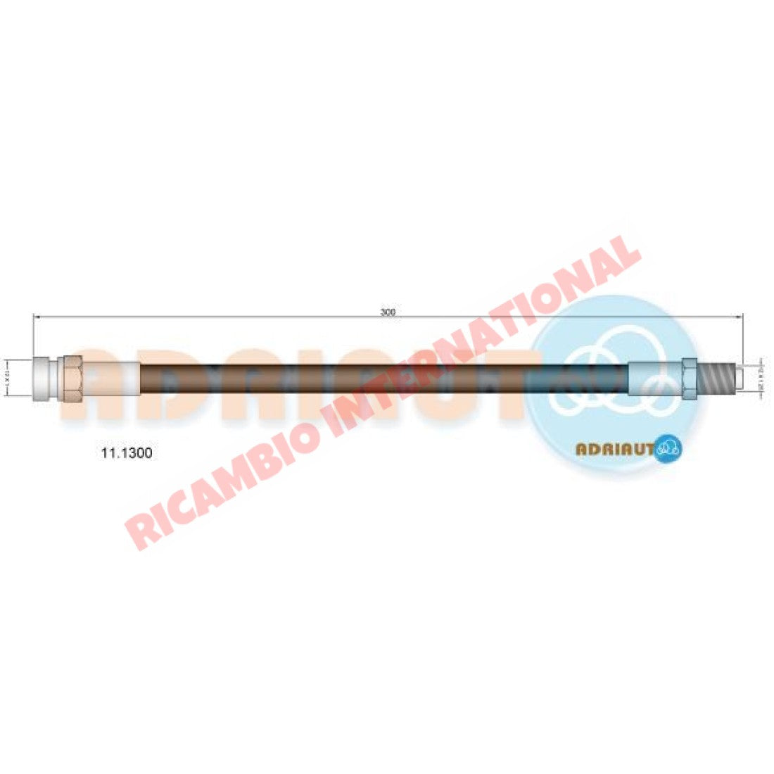 Clutch Fluid Hose - Fiat 1300,1500,2300 - Clutch - Transmission & Related Parts