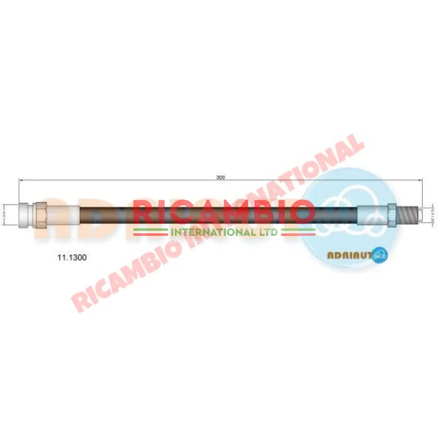 Clutch Fluid Hose - Fiat 1300,1500 - Clutch - Transmission & Related Parts