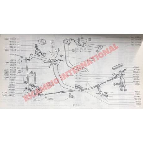Clutch Fork - Fiat 850 900 - Clutch and Transmission Parts