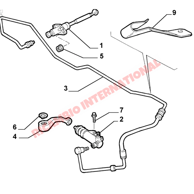 Clutch Master Cylinder - Fiat Multipla - Clutch and Transmission Parts