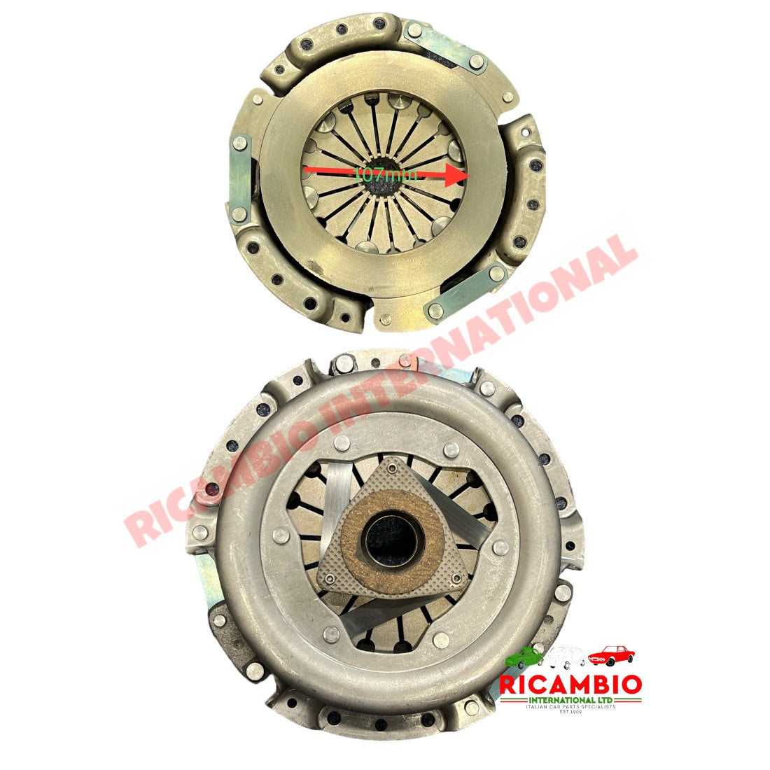 Clutch Mechanism - Fiat 850 (up to 1972) - Clutch and Transmission Parts
