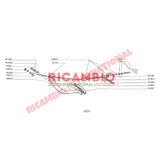 Clutch Pedal Return Spring - Classic Fiat 500 126 600 - Gearbox and Parts