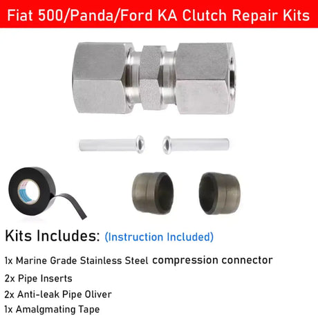 Clutch Pipe Repair Kit - New Fiat 500