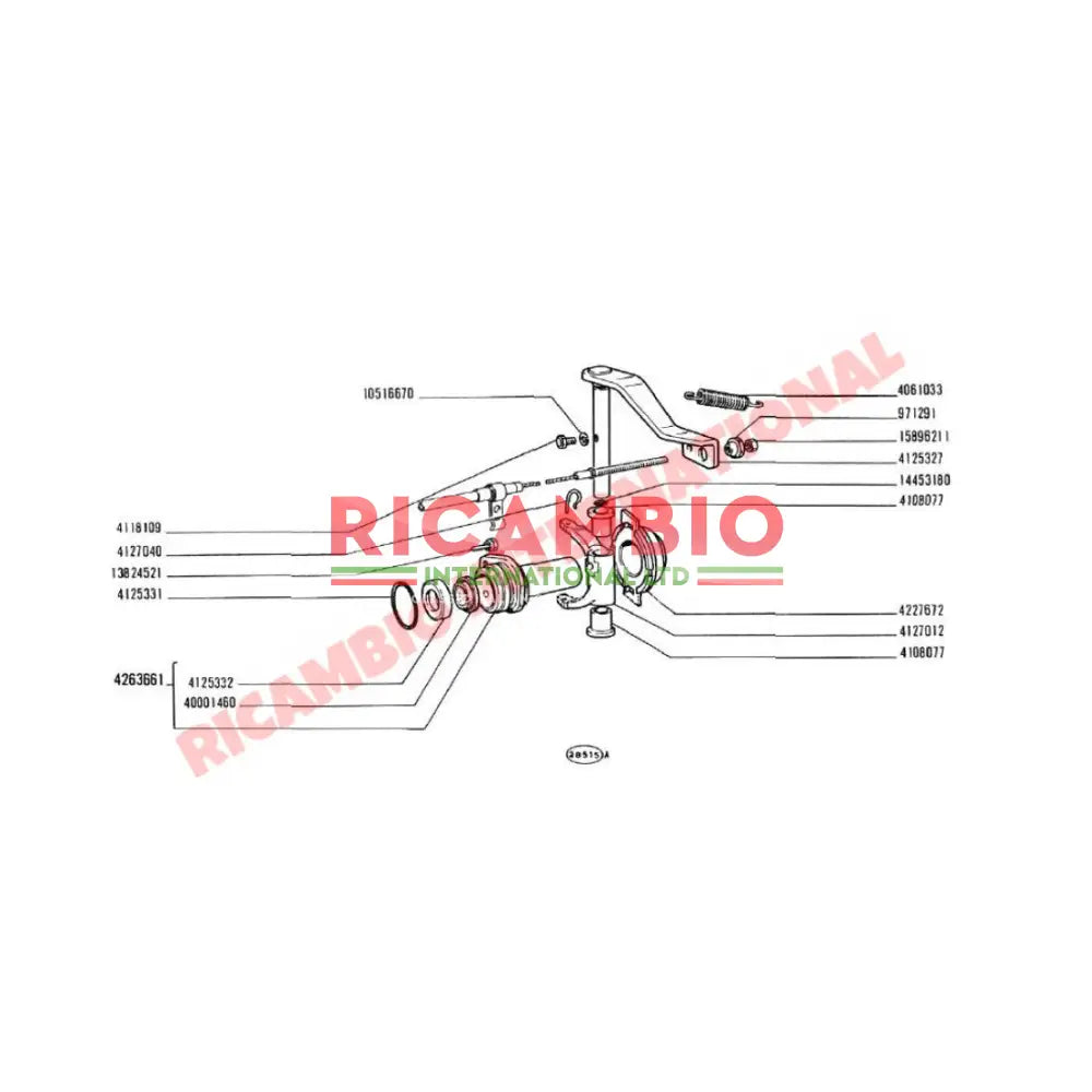 Clutch Release Fork - Classic Fiat 500 126 - Gearbox and Parts