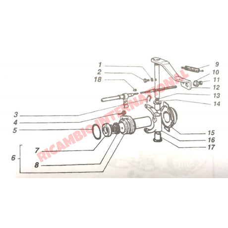 Clutch Shaft - Fiat 126 - Gearbox & Parts