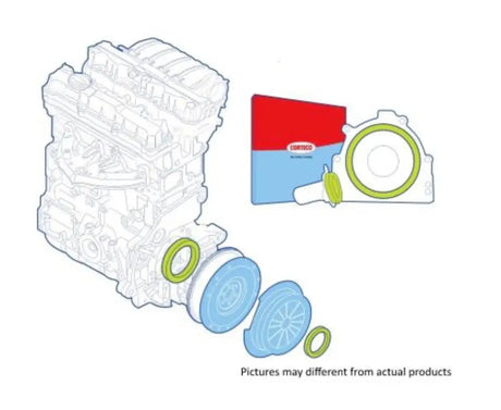 Clutch Shaft Oil Seal Kit - Classic Fiat Panda,New 500,Punto,Cinquecento,Seicento,Uno