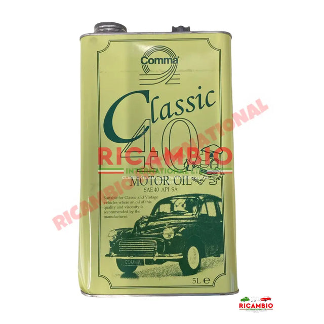 COMMA Monograde Motor Oil 5Ltr (SAE 40 API SA) - Lubrication