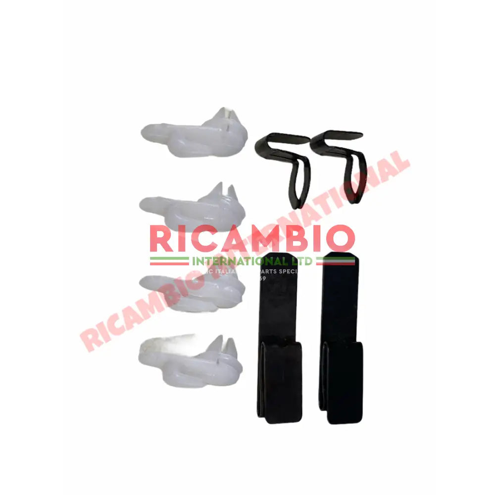 Complete Beige Inner Panel & Clips Set - Classic Fiat 500F (series 1) - Interior Parts and Trim