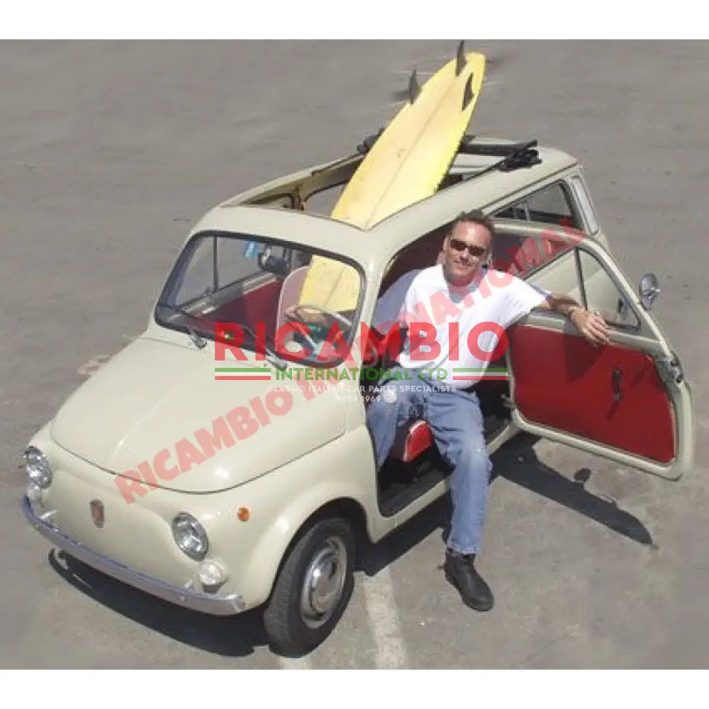 Complete Black Sunroof with Frames - Classic Fiat 500 & Autobianchi 500 - Classic Fiat 500 Parts & Spares