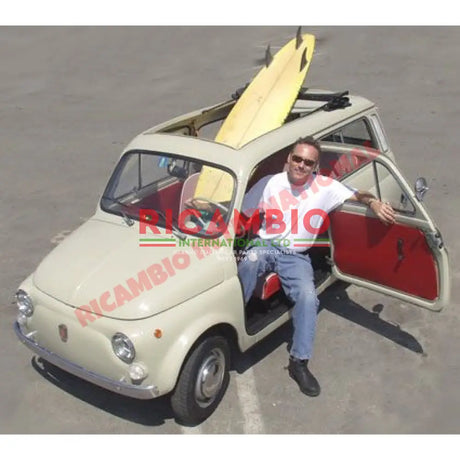 Complete Black Sunroof with Frames - Classic Fiat 500 & Autobianchi 500 - Classic Fiat 500 Parts & Spares