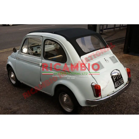 Complete Black Sunroof with Frames - Classic Fiat 500 - Classic Fiat 500 Parts & Spares