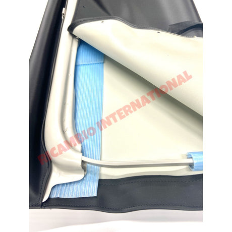 Complete Black Sunroof with Ivory Frames - Classic Fiat 500 126 - Sunroof
