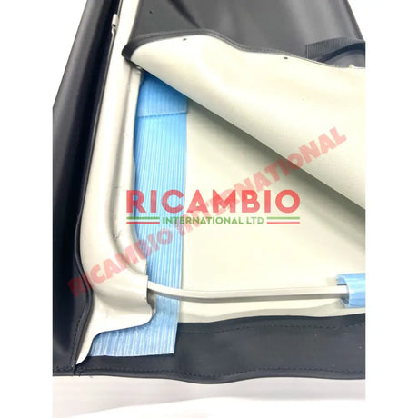 Complete Black Sunroof with Ivory Frames - Classic Fiat 500 126 - Sunroof