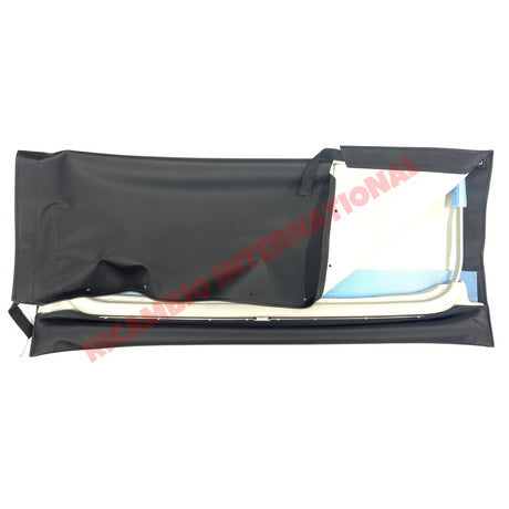 Complete Black Sunroof with Ivory Frames - Classic Fiat 500 126 - Sunroof
