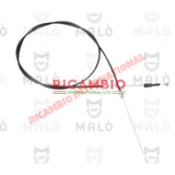 Complete Bonnet Cable & Nipple - Classic Fiat Panda - Cables and Clips