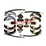 Complete Brake Kit (4 wheels) - Classic Fiat 500 - Brakes & Associated Items