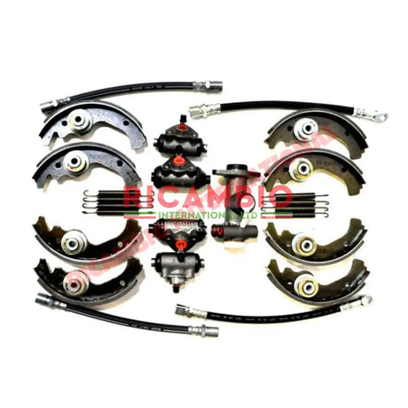 Complete Brake Kit (4 wheels) - Classic Fiat 500 - Brakes & Associated Items