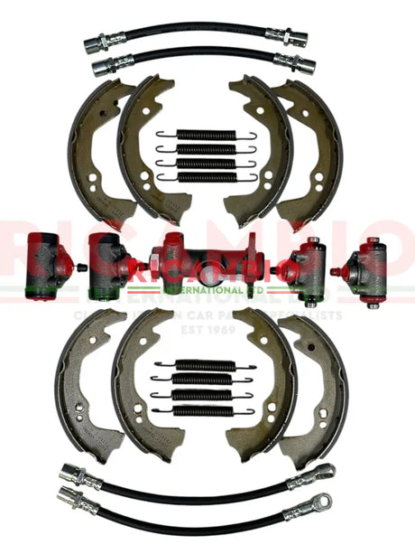 Complete Brake Kit (4 wheels) - Classic Fiat 500 G - Brakes & Associated Items