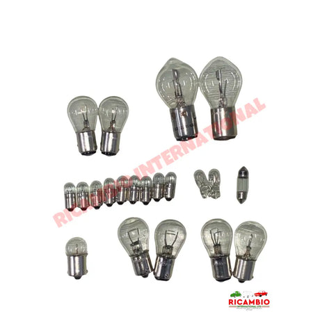 Complete Bulb Kit - Classic Fiat 500 N/D/G - Lights - Lamps and Lenses