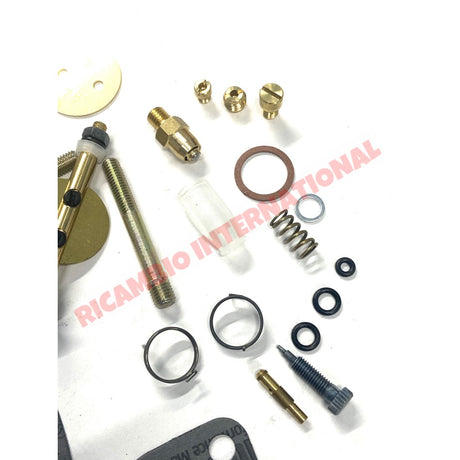 Complete Carburettor Overhaul Kit (WEBER 24/28 IMB) - Classic Fiat 500 126 - Gaskets - Seals - Grommets and Rubber Parts