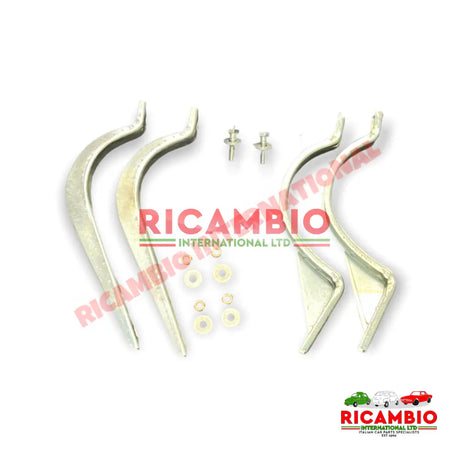 Complete Exhaust Bracket Kit - Classic Fiat 500 & 126 (594cc & 650cc) - Exhaust and Associated Parts