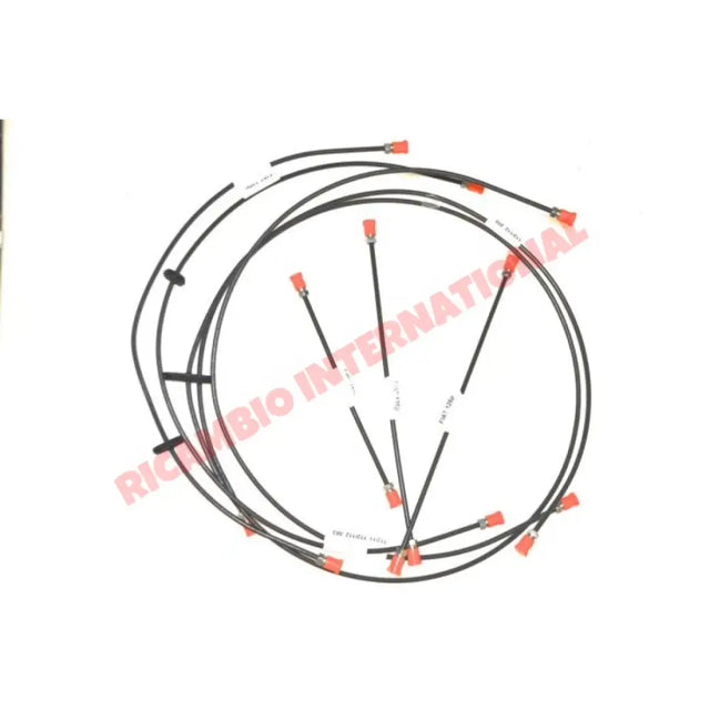 Complete Galvanised Brake Pipe Kit - Fiat 126 - Brakes