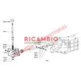 Complete Gear Lever/Linkage Assembly - Classic Fiat 500 126 - Gearbox and Parts