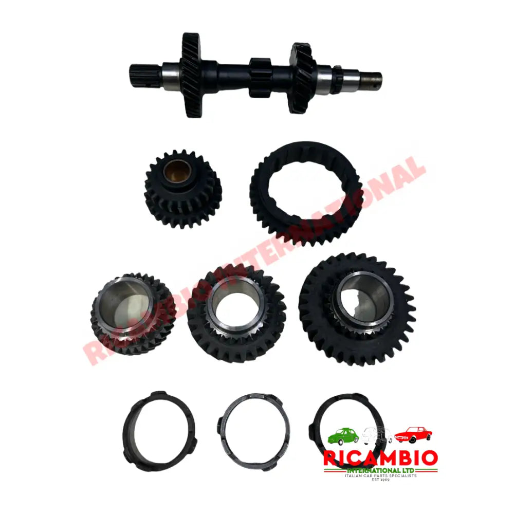 Complete Gearbox Gear Kit - Classic Fiat 500R 126 (synchro gearbox) - Gearbox & Parts