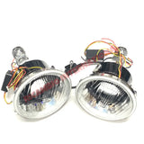 Complete LED HALO Head Lamp Kit (Black Reflector) - Classic Fiat 500 - Modifications