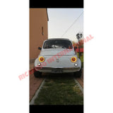 Complete LED HALO Head Lamp Kit (Black Reflector) - Classic Fiat 500 - Modifications