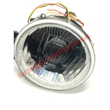 Complete LED HALO Head Lamp Kit (Black Reflector) - Classic Fiat 500 - Modifications