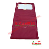 Complete Long Sunroof Assembly (BORDEAUX RED) - Classic Fiat 500 - Fiat 500 N/D Long Sunroof Canvas