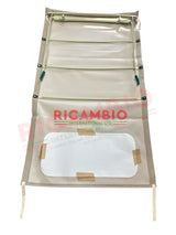 Complete Long Sunroof Assembly (IVORY/CREAM) - Classic Fiat 500 - Fiat 500 N/D Long Sunroof Canvas