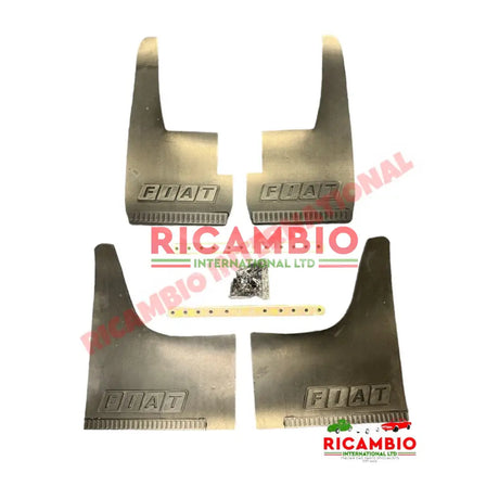 Complete Mudflap Kit (BLACK FIAT) - Classic Fiat Panda - Exterior Trim