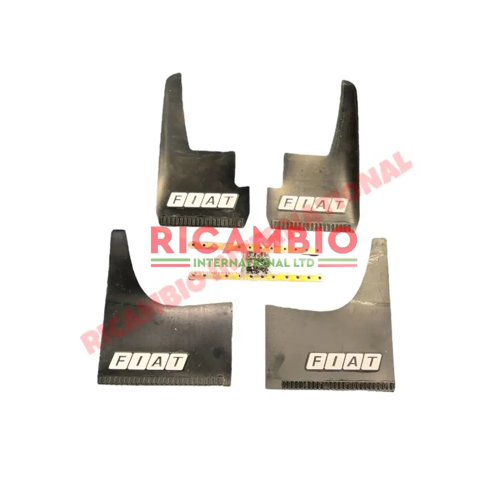Complete Mudflap Kit (WHITE FIAT) - Classic Fiat Panda - Exterior Trim