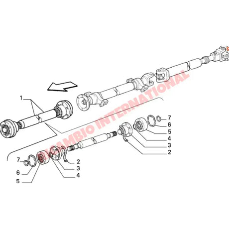 Prop Shaft Joint Kit (SKF) - Classic Fiat Panda - Axles - Shafts and Joints