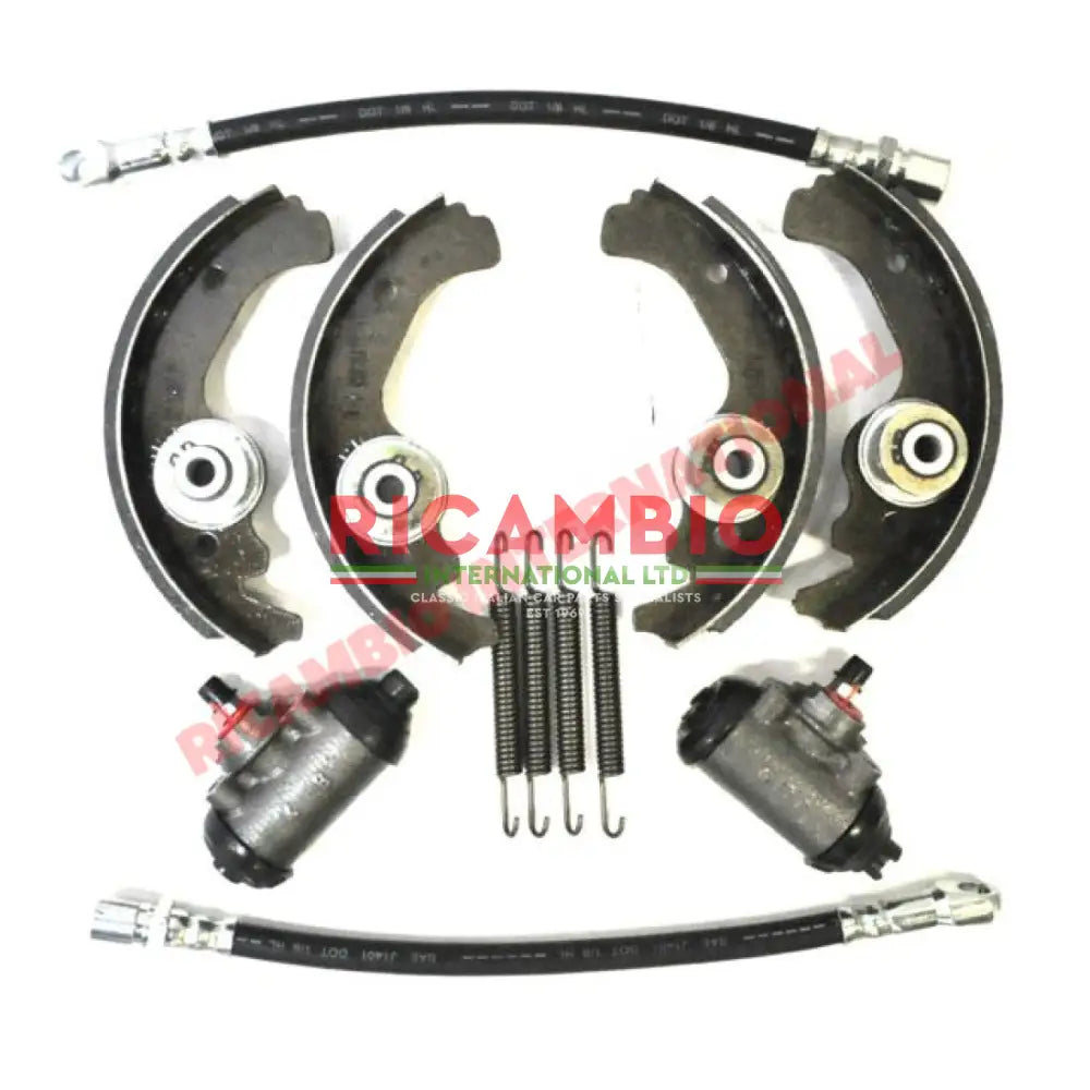 Complete Rear Brake Kit (2 wheels) - Classic Fiat 500 - Brakes & Associated Items