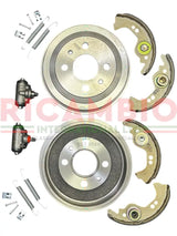 Complete Rear Brake Kit - Classic Fiat Panda Uno Cinquecento Strada/Ritmo,Regata,127 Autobianchi A112 - Brakes