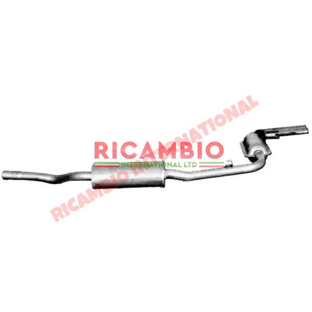 Complete Rear Exhaust inc Chrome Twin Tail Pipes - Autobianchi A112 - Exhaust & Relates Parts