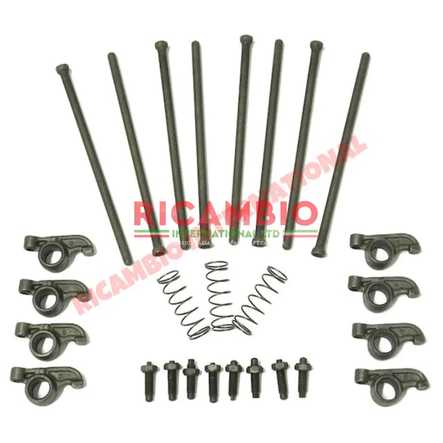 Complete Rocker Rod and Spring Kit - Fiat 850 - Engine & Engine Parts