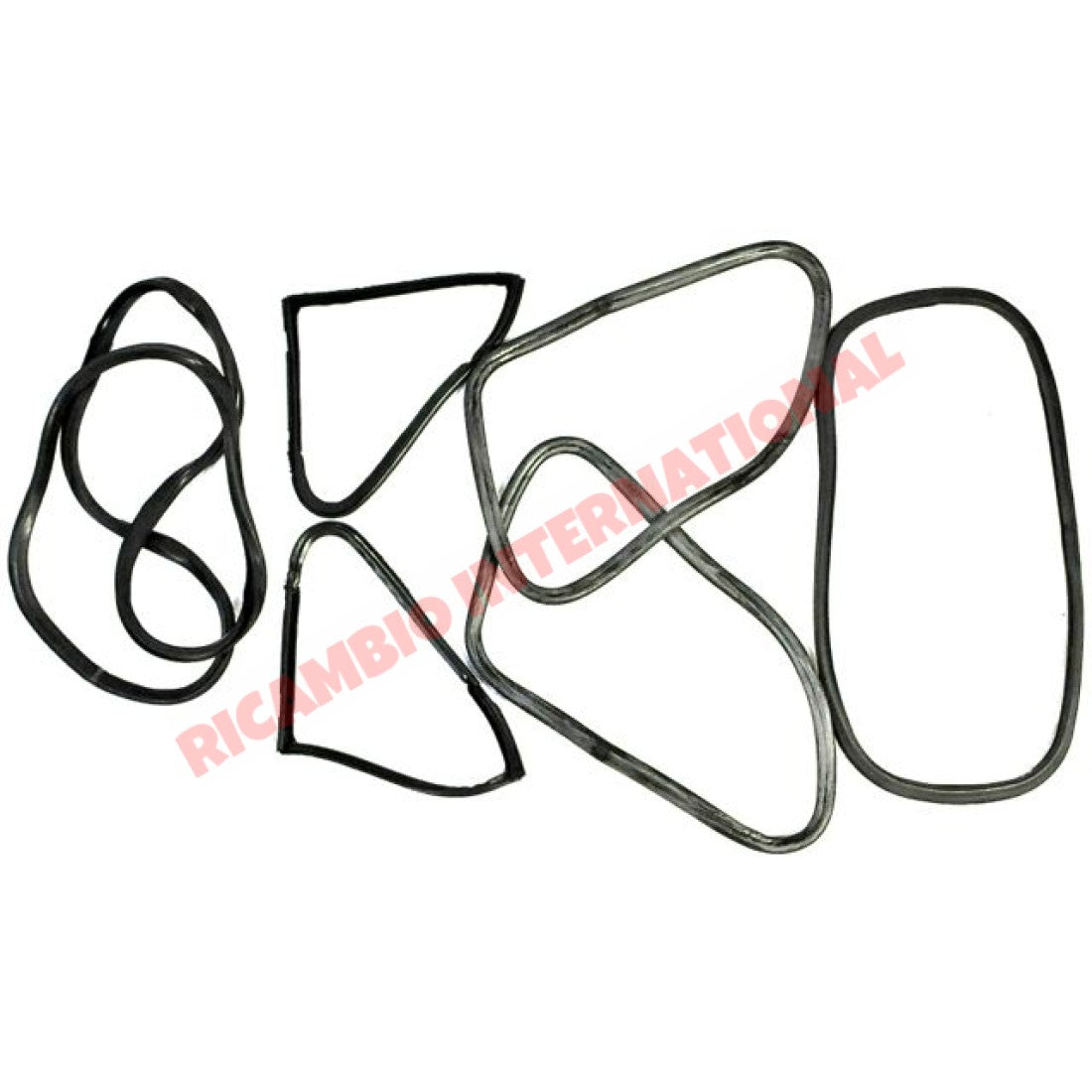 Complete Rubber Window Seal Kit - Classic Fiat 500 F/R - Window Seals & Associated Parts