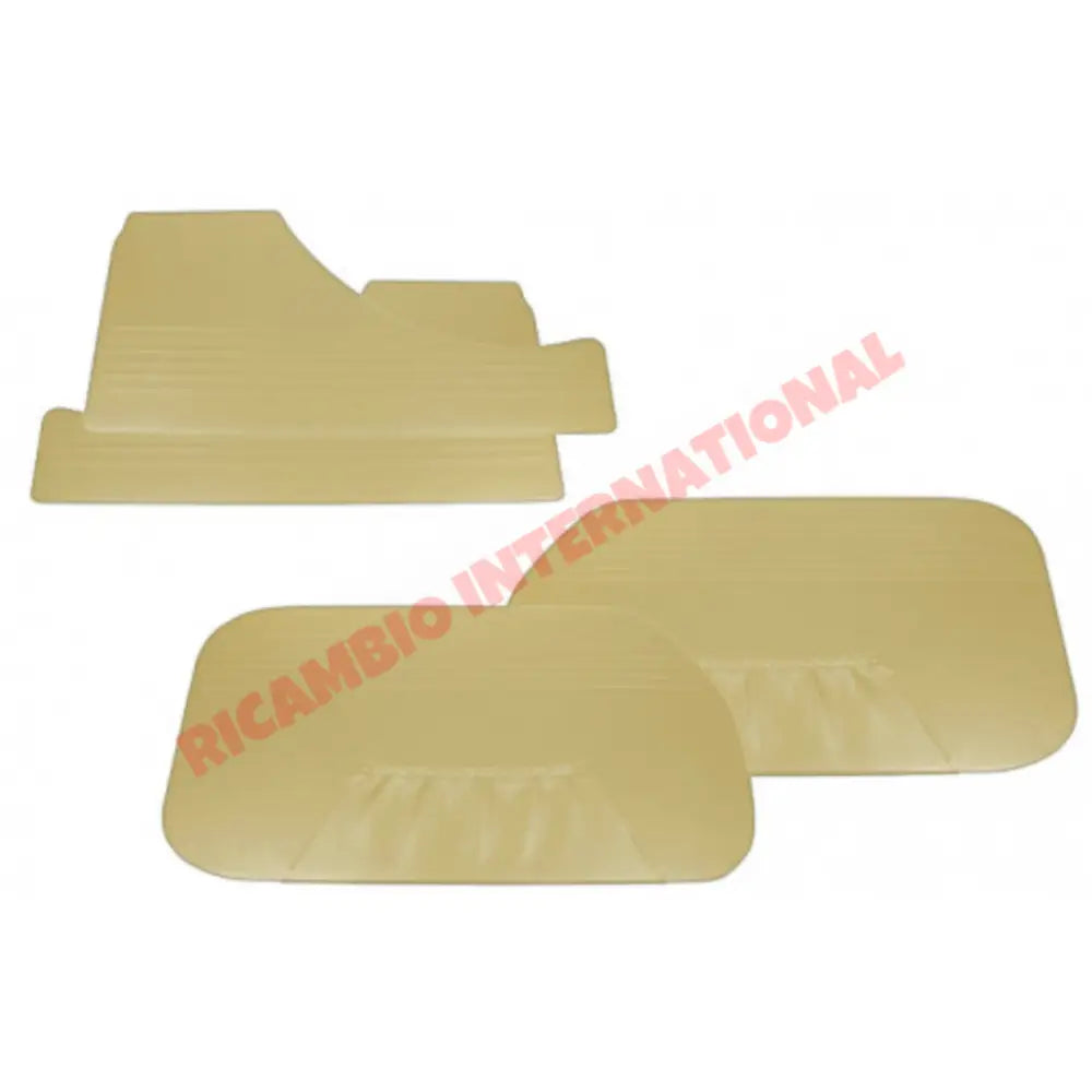 Complete Set of Beige Interior Panels (2 Hole) - Fiat 600 - Interior Parts