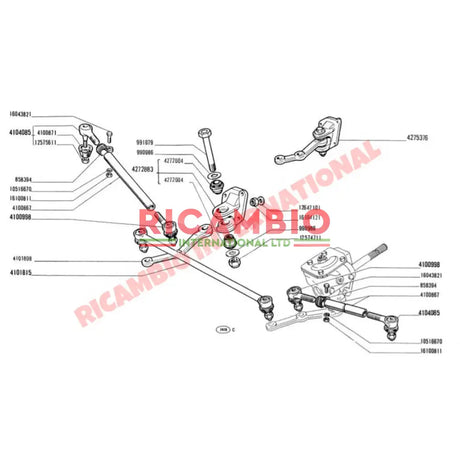 Complete Steering Joint Kit (10mm) - Classic Fiat 500 N/D/G - Steering