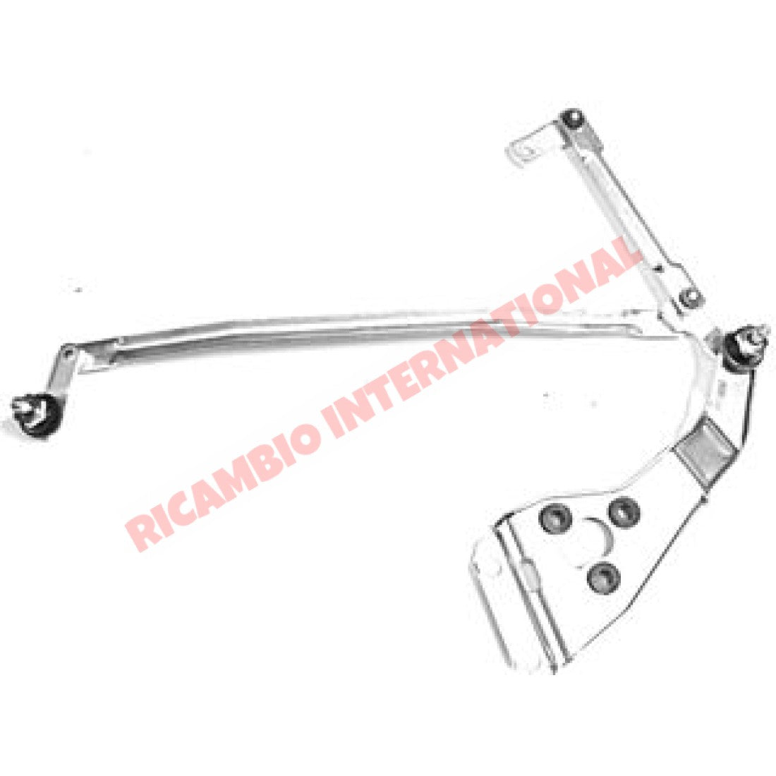 Complete Wiper Linkage & Spindle Kit (BOLT ON ARMS) - Classic Fiat 500 - Wiper - Washer and Associated Parts
