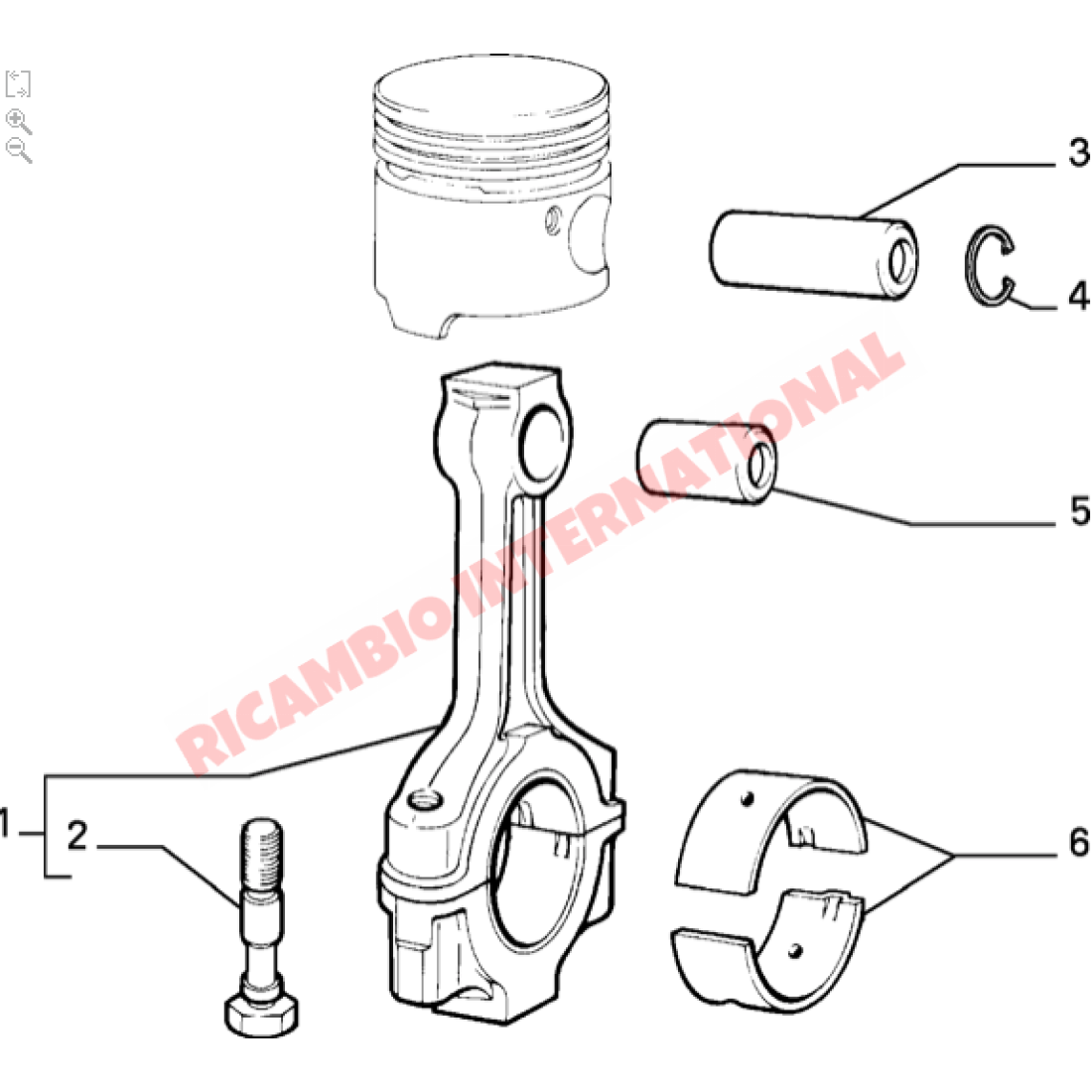 Con Rod Bearings (STD) - Fiat Panda Uno Cinquento Seicento - Engine Parts