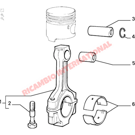 Con Rod Bearings (STD) - Fiat Panda Uno Cinquento Seicento - Engine Parts