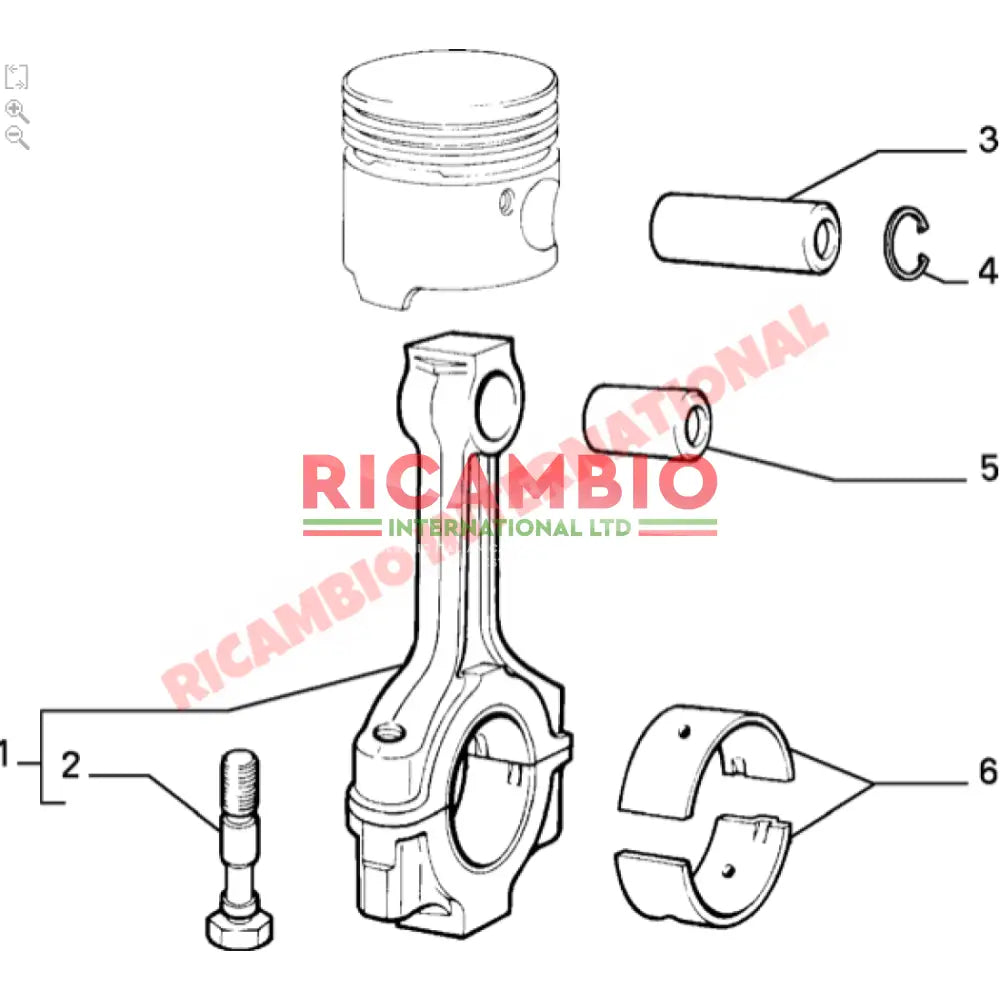 Con Rod Bearings (STD) - Fiat Panda Uno Cinquento Seicento - Engine Parts