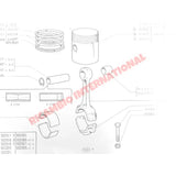Con Rod Bolt & Nut Kit - Classic Fiat 500 126 - Mechanical and Engine Parts